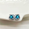925 Sterling Silver Four Leaf Clover Earrings With Hollow Leaf Design And Diamond Accents For Women And Unisex Fashion Jewelry