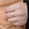 Sterling Silver Four Leaf Clover Ring For Women With Diamond Design And Flower Pattern