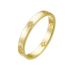 Sterling Silver Four Leaf Clover Ring For Women With Diamond Design And Flower Pattern