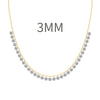 Sterling Silver 925 Geometric Clavicle Chain Necklace For Women Electroplated