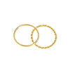 925 Sterling Silver Geometric Double Band Twist Ring With Electroplated Finish Unisex Artistic Handmade Style