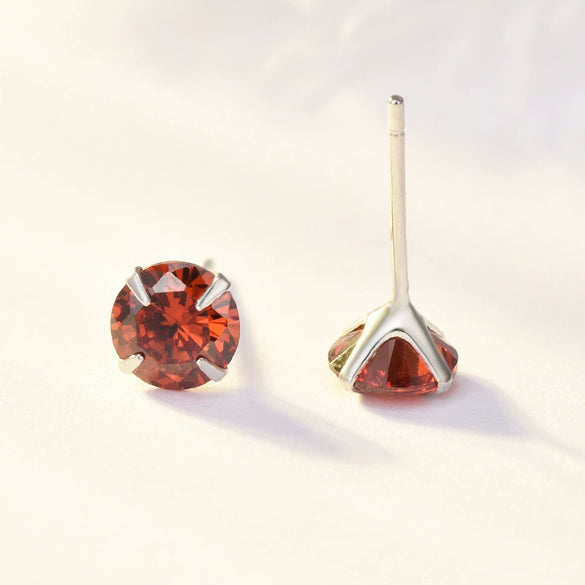 Sterling Silver Geometric Earrings Electroplated
