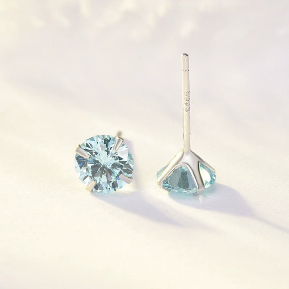 Sterling Silver Geometric Earrings Electroplated