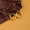 Sterling Silver Geometric Electroplated Women's Earrings