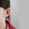 925 Sterling Silver Geometric Five Point Star Earrings For Women Electroplated Minimalist Metal Stud Earrings