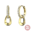 925 Sterling Silver Geometric Long Pendant Earrings With Heart Shape Flower Cartoon Characters Wave Star Shape Animal Zodiac Letters Numbers Text Patterns