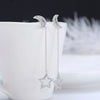 925 Sterling Silver Geometric Long Pendant Earrings With Heart Shape Flower Cartoon Characters Wave Star Shape Animal Zodiac Letters Numbers Text Patterns