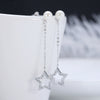 925 Sterling Silver Geometric Long Pendant Earrings With Heart Shape Flower Cartoon Characters Wave Star Shape Animal Zodiac Letters Numbers Text Patterns