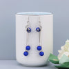 925 Sterling Silver Geometric Long Tassel Threader Earrings Elegant Light Luxury Phoenix Drop Ear Line