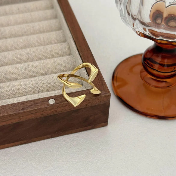 Sterling Silver Geometric Open Rings