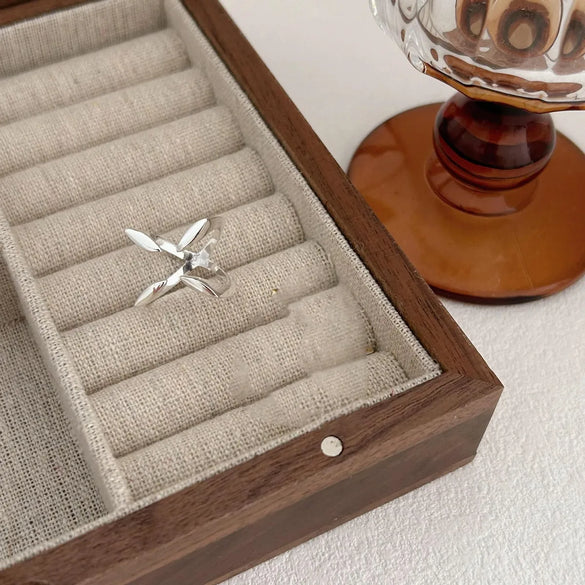 Sterling Silver Geometric Open Rings