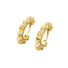 Sterling Silver Geometric Punk Metal Earring For Women