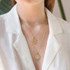 925 Sterling Silver Geometric Round Bead Necklace With Snake Bone Chain Electroplated Minimal Elegant Clavicle Chain For Women And Couples