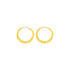 Sterling Silver Geometric Sandblasted Earrings For Women With Sparkling Electroplated Finish And Simple Stylish Design