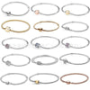 925 Sterling Silver Geometric Square Head Snake Chain Bracelet Minimalist Light Luxury Jewelry For Men And Women