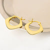 925 Sterling Silver Geometric Stud Earrings Simple Minimalist Daily Wear Earrings For Women