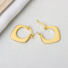 925 Sterling Silver Geometric Stud Earrings Simple Minimalist Daily Wear Earrings For Women