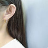 925 Sterling Silver Geometric Stud Earrings Simple Minimalist Daily Wear Earrings For Women