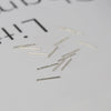 925 Sterling Silver Geometric Stud Earrings Simple Minimalist Electroplated Hypoallergenic Ear Jewelry For Women