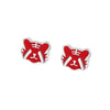Sterling Silver Geometric Tiger Inspired Earrings For Women With Electroplated Finish