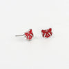 Sterling Silver Geometric Tiger Inspired Earrings For Women With Electroplated Finish