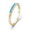 Sterling Silver Geometric Women's Ring Set With Diamonds