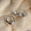 925 Sterling Silver Glossy Women's Earrings With Letters Numbers Text Pattern And Electroplating
