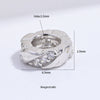 Sterling Silver Gold Plated Zirconium Round Spacer Beads For Bracelet Accessories