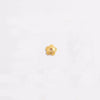 Sterling Silver Goldplated Hollow Flower Holder Petal Beaded Diy Handmade Bracelet Spacer Beads