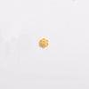Sterling Silver Goldplated Hollow Flower Holder Petal Beaded Diy Handmade Bracelet Spacer Beads