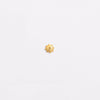 Sterling Silver Goldplated Hollow Flower Holder Petal Beaded Diy Handmade Bracelet Spacer Beads