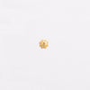 Sterling Silver Goldplated Hollow Flower Holder Petal Beaded Diy Handmade Bracelet Spacer Beads