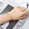 925 Sterling Silver Gourd Shaped Diamond Encrusted Women's Bracelet Electroplated Hand Jewelry