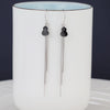 925 Sterling Silver Gourd Tassel Ear Threader Earrings Long Slim Dangle Earrings For Women