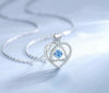 Sterling Silver Heart Shape Light Luxury Necklace