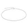 925 Sterling Silver Hemp Rope Chain Women's Diy Bracelet With Geometric Design And Electroplating Treatment
