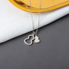 925 Sterling Silver Hollow Gourd Pendant Necklace With Mixed Gem Inlay Electroplated Rose Gold Or Silver Collarbone Chain For Women