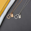 925 Sterling Silver Hollow Gourd Pendant Necklace With Mixed Gem Inlay Electroplated Rose Gold Or Silver Collarbone Chain For Women
