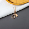 925 Sterling Silver Hollow Gourd Pendant Necklace With Mixed Gem Inlay Electroplated Rose Gold Or Silver Collarbone Chain For Women