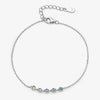 925 Sterling Silver Inlaid Zircon Heart Jewelry Set With Light Luxury Niche Style