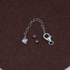 Sterling Silver Lobster Clasp Tail Chain Diy Handmade Pearl Necklace Jewelry With Electroplating Treatment