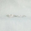 Sterling Silver 925 Love Shape Double Ring Set Geometric Style Electroplated For Women
