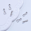 925 Sterling Silver Melon Seed Buckle Handmade Diy Bracelet Necklace Pendant Buckle Material With Electroplating