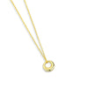 Sterling Silver Minimalist Geometric Pendant Clavicle Necklace For Women With Cross Chain Electroplated Finish