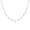 925 Sterling Silver Necklace With Star Pendant And Inlaid Zircon