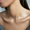 925 Sterling Silver Necklace With Star Pendant And Inlaid Zircon
