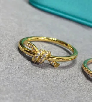 Sterling Silver Rose Gold Plated Silver Plated Elegant Lady Streetwear Inlay Printing Zircon Rings