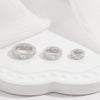 Sterling Silver Round Beads Zirconia Handmade Diy Beaded Jewelry Accessories Bracelet Necklace