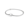 Sterling Silver Round Head Snake Chain Bracelet In Gold And Rose Gold Tones Minimalist Geometric Unisex Jewelry Making Supply