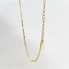 Sterling Silver Round Sequin Necklace Geometric Style